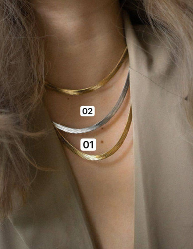 گردنبند ماری استیل رنگ ثابت مناسب آقا و خانم