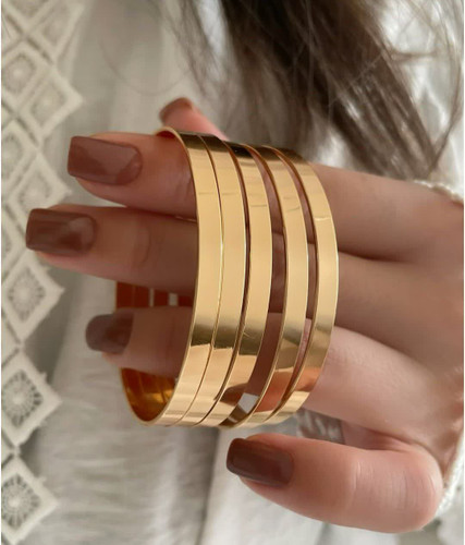 النگوپهن آینه ای تخت ۴ میل برندYsx