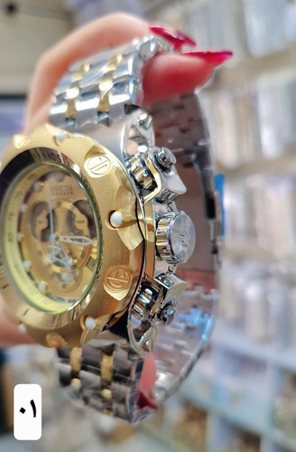 ساعت مچی مردانه ضد آب رنگ ثابت باموتور سوئیسی