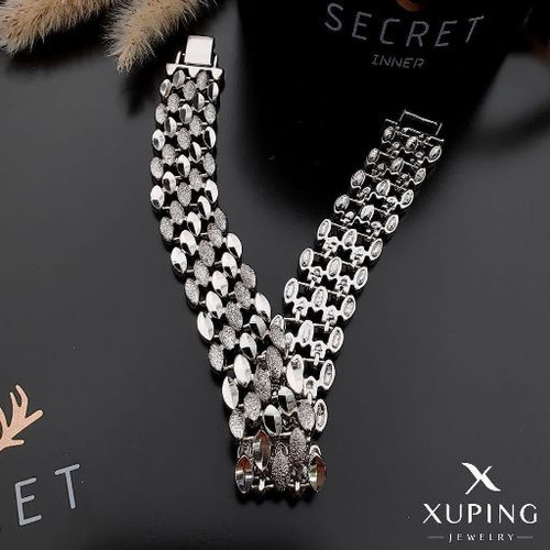 دستبند نقره ای لوکس زنانه ژوپینگ کپی طلا.رنگ ثابت آبکاری طلا۱۸ عیار