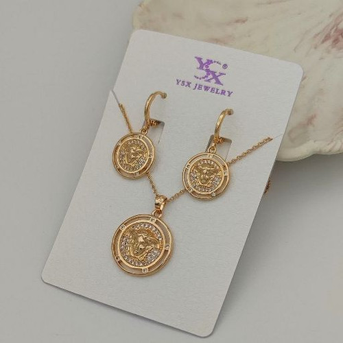 نیمست جواهری ورساچه طلایی.کپی طلابرند معتبرysx وارداتی