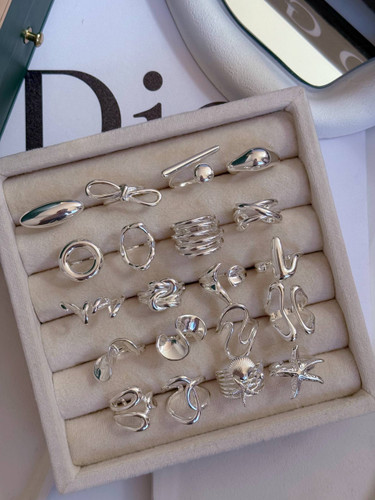 انگشترسیلورآبکاری نقره جدیدجدید.وارداتی باکیفیت