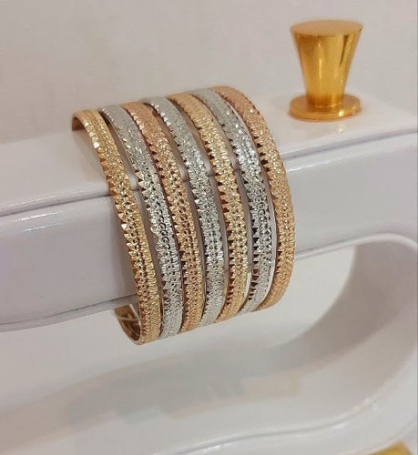 النگوطلاروس اصل بچگانه،دورنگ ۷عددی.جدیدطرح طلاضمانتی